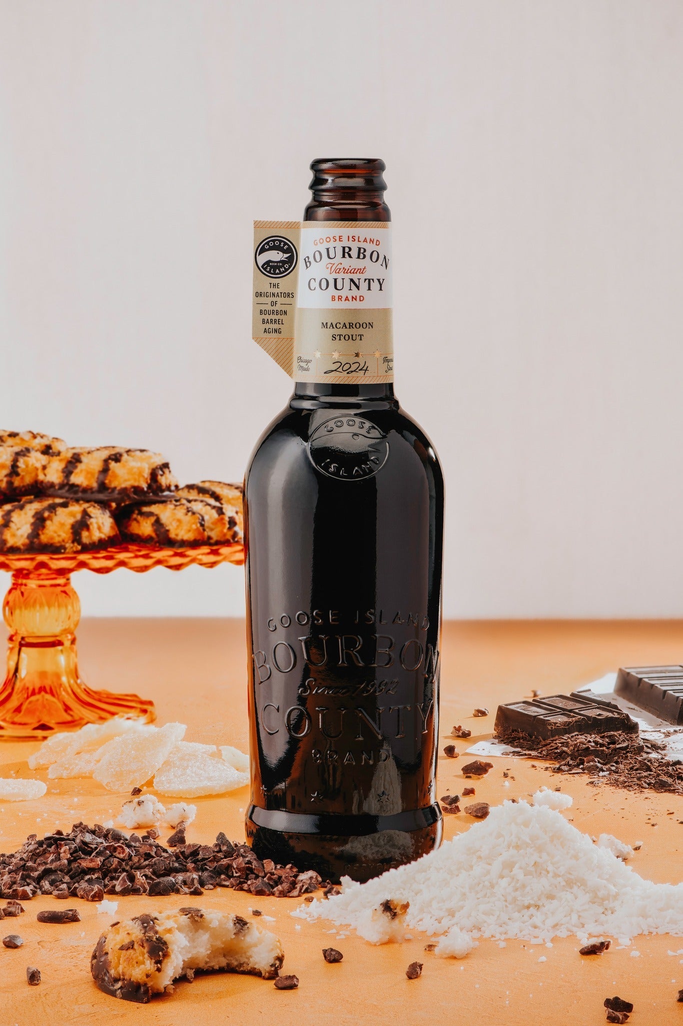 Goose Island Bourbon County Brand Macaroon 2024 | BA Stout