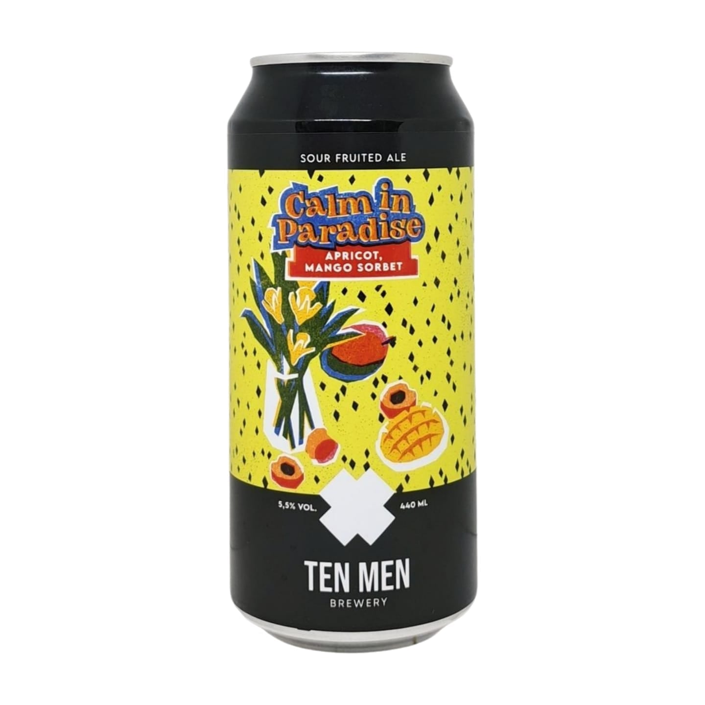 Ten Men Brewery  Calm in Paradise: Apricot Mango Sorbet | Smoothie Sour