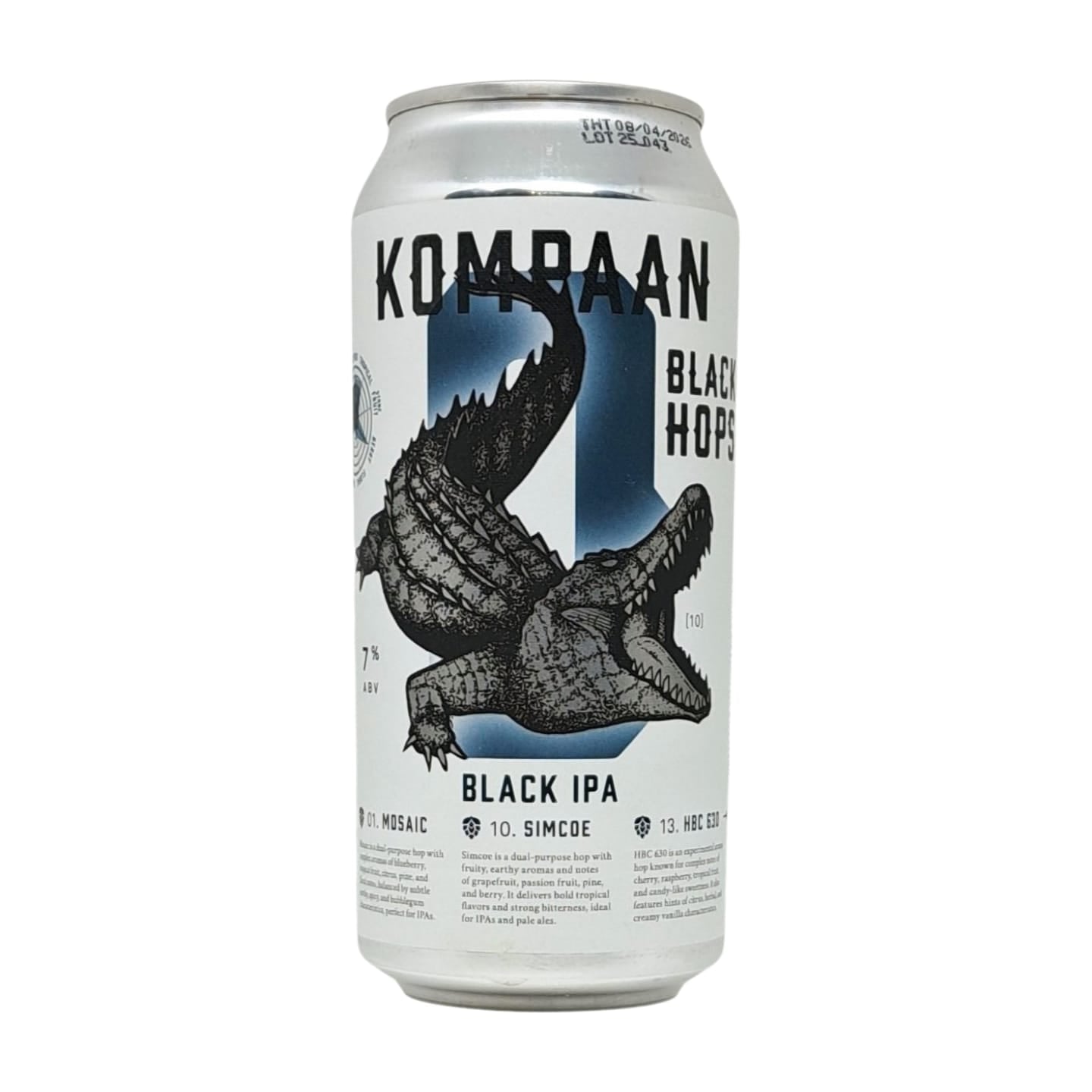 Kompaan Black Hops |  Black IPA - Te koop bij Verdins Bierwinkel!
