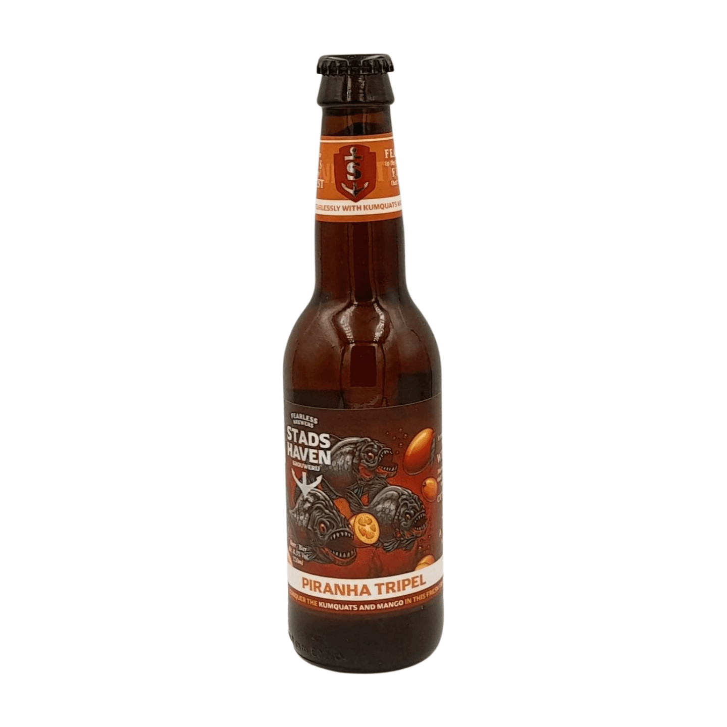 Stadshaven Brouwerij Piranha Tripel | Tripel Webshop Online Verdins Bierwinkel Rotterdam