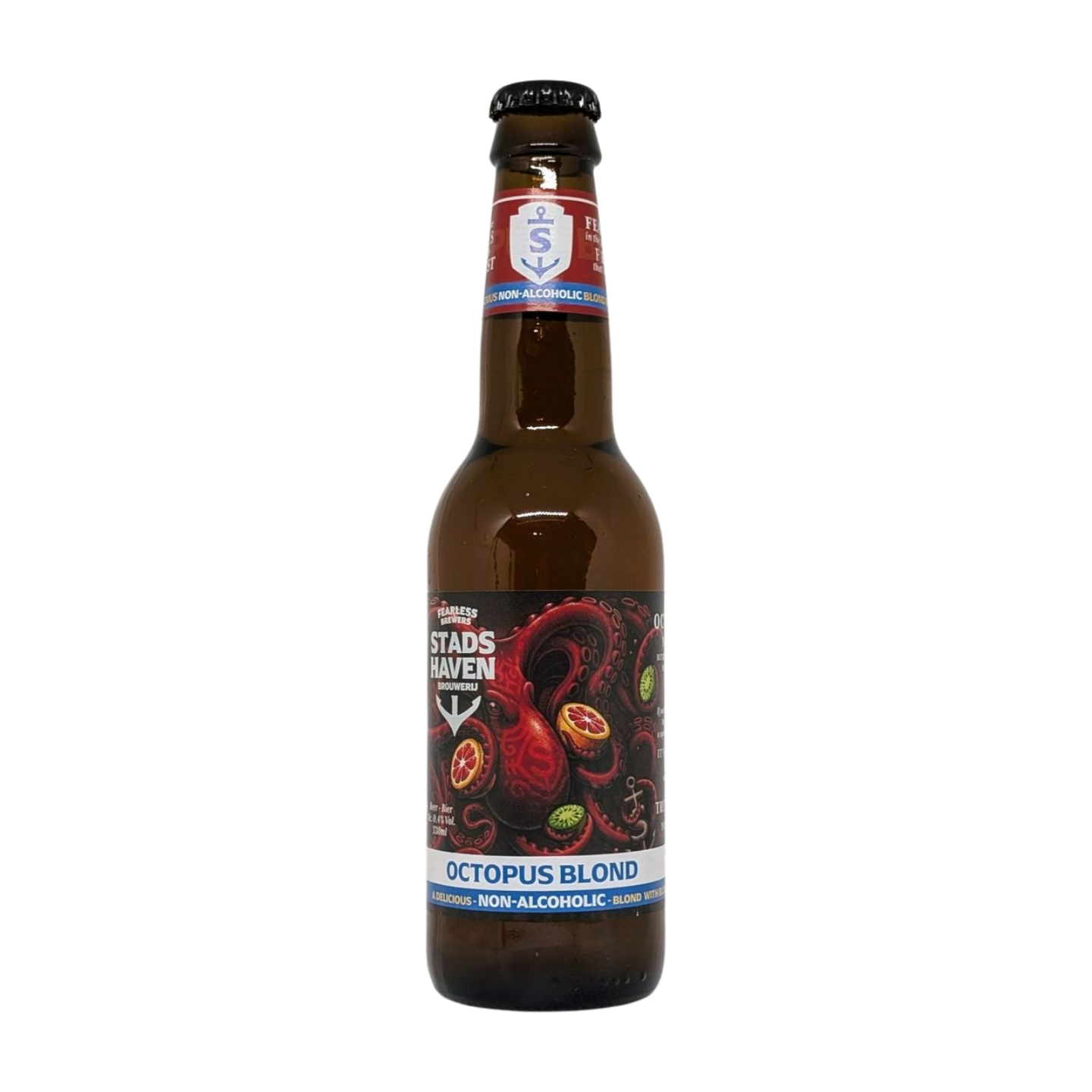 Stadshaven Brouwerij Octopus Blond 0.4 | Non Alcoholic Blond