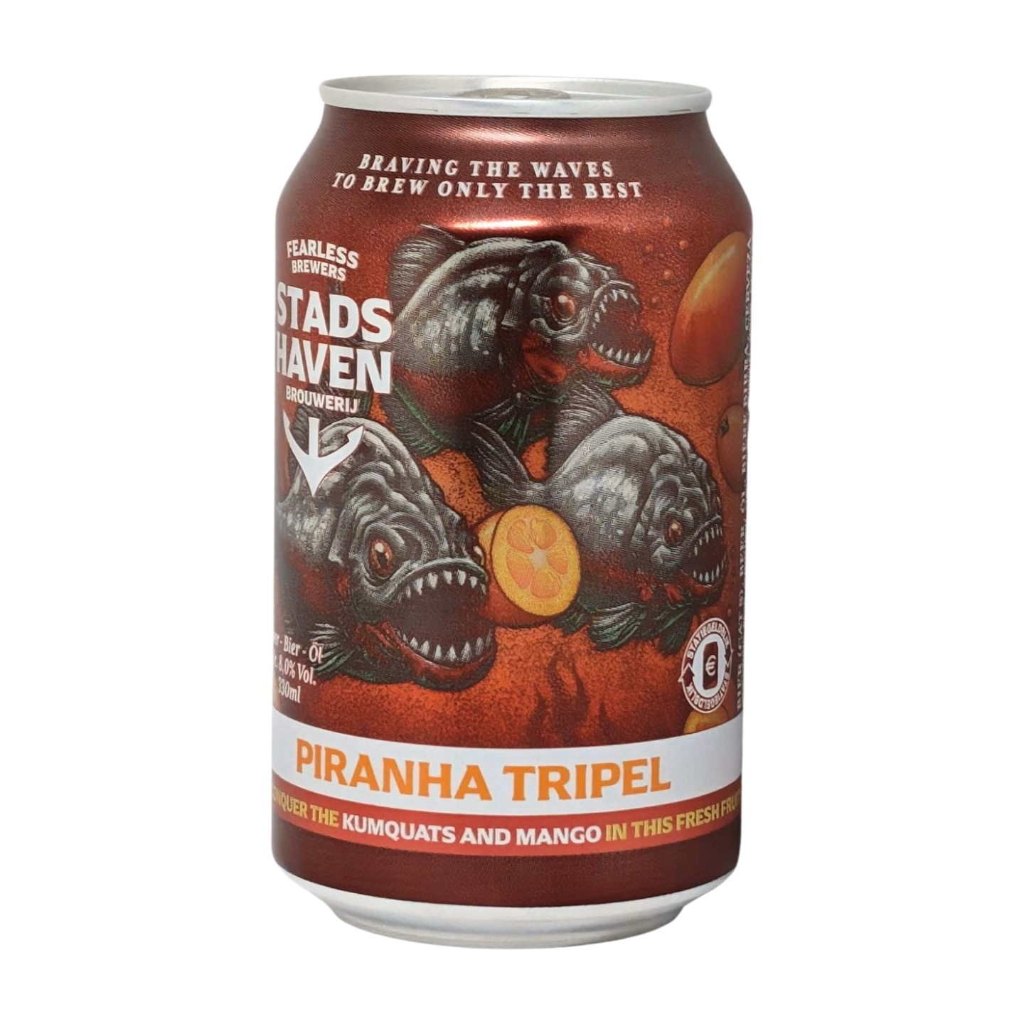 Stadshaven Brouwerij Piranha Tripel (Blik) | Tripel