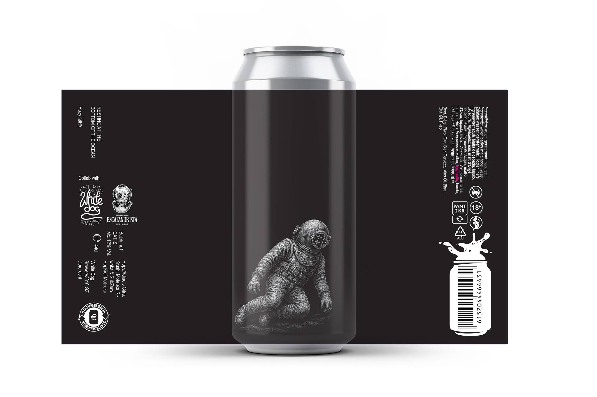 White Dog Resting At The Bottom Of The Ocean | QIPA [PRE-SALE]